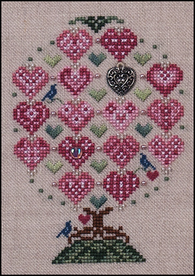  JN242 Love Birds Tree by Just Nan 