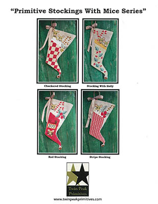 Primitive Stockings with Mice Series by Twin Peak Primitives 