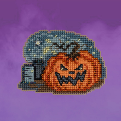 MH18-2326 Graveyard Pumpkin by Mill Hill 