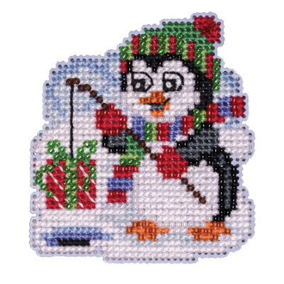 MH18-2336 Fishing Penguin by Mill Hill 