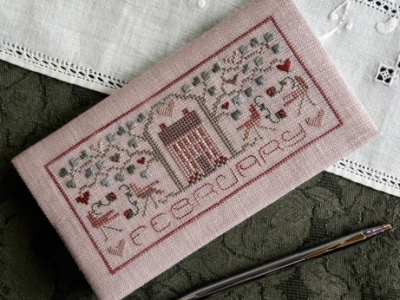 DR156 Pocket Calendar Cover February by The Drawn Thread 