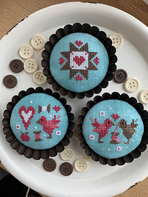 Stitches by Ethel -  Ethel's Valentines Tart Tins RRP £9.00