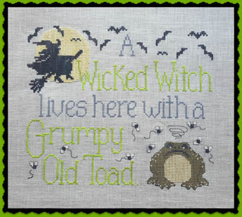 Wicked Witch & Grumpy Toad by Waxing Moon Designs  