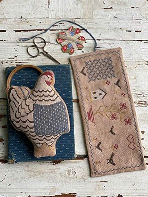 Stacey Nash Primitives -  Henny Penny Animal Cracker & Sewing Roll