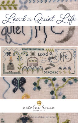  Lead a Quiet Life by October House Fiber Art