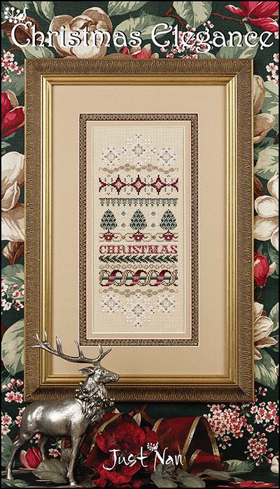 JN079R - Christmas Elegance - Classic Sampler Reprint  by Just Nan 
