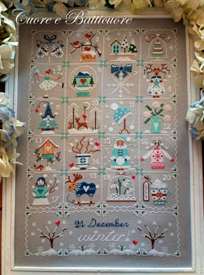 Shabby Winter Calendar by Cuore E Batticuore 