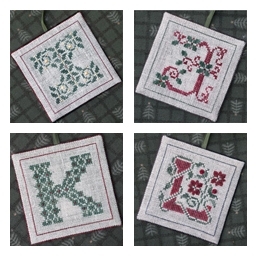  DR231 - The Alphabet Ornaments - Number Three - I J K & L by The Drawn Thread 