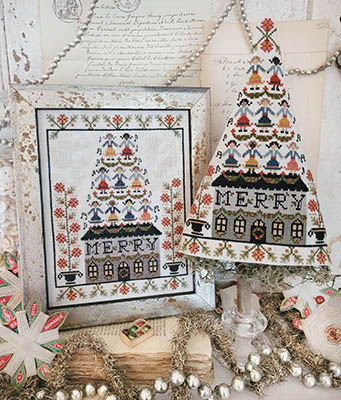 Ninth Day of Christmas Sampler & Tree by Hello From Liz Mathews