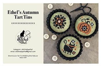 Stitches by Ethel - Ethel's Autumn Tart Tins RRP £9.00
