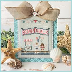 Beach Boardwalk -  No 4 Boardwalk Sign by Country Cottage Needlework  
