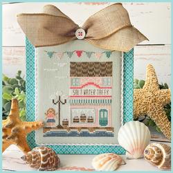 Beach Boardwalk  -  No 6 Boardwalk Salt Water Taffy Shop by Country Cottage Needlework  