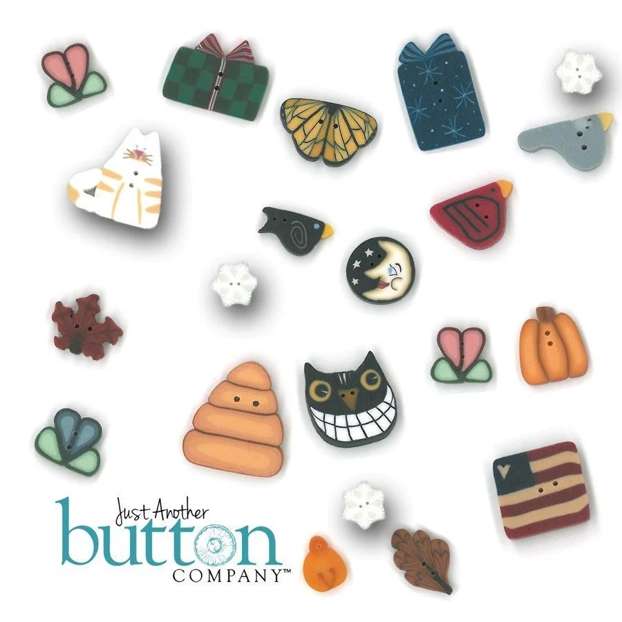  Kitty Cat Row (includes button placement chart) 6851 by Just Another Button 