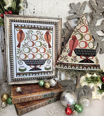 Hello From Liz Mathews - Twelfth Day Of Christmas Sampler And Tree  