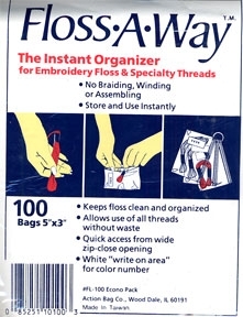 Floss-A-Way 100 bags no ring