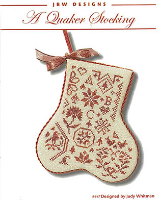 JBW Designs - #447  : Quaker Stocking RRP £12.00