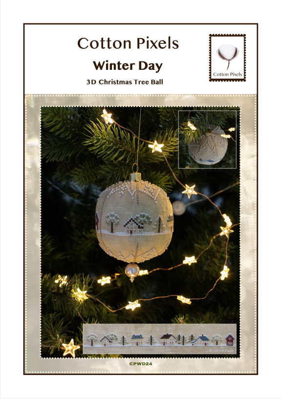 Winter Day (3D Christmsa Tree Ball) by Cotton Pixels 