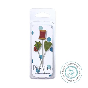 jpm560 Christmas Stitch : Pin-Mini by Just Another Button Company 