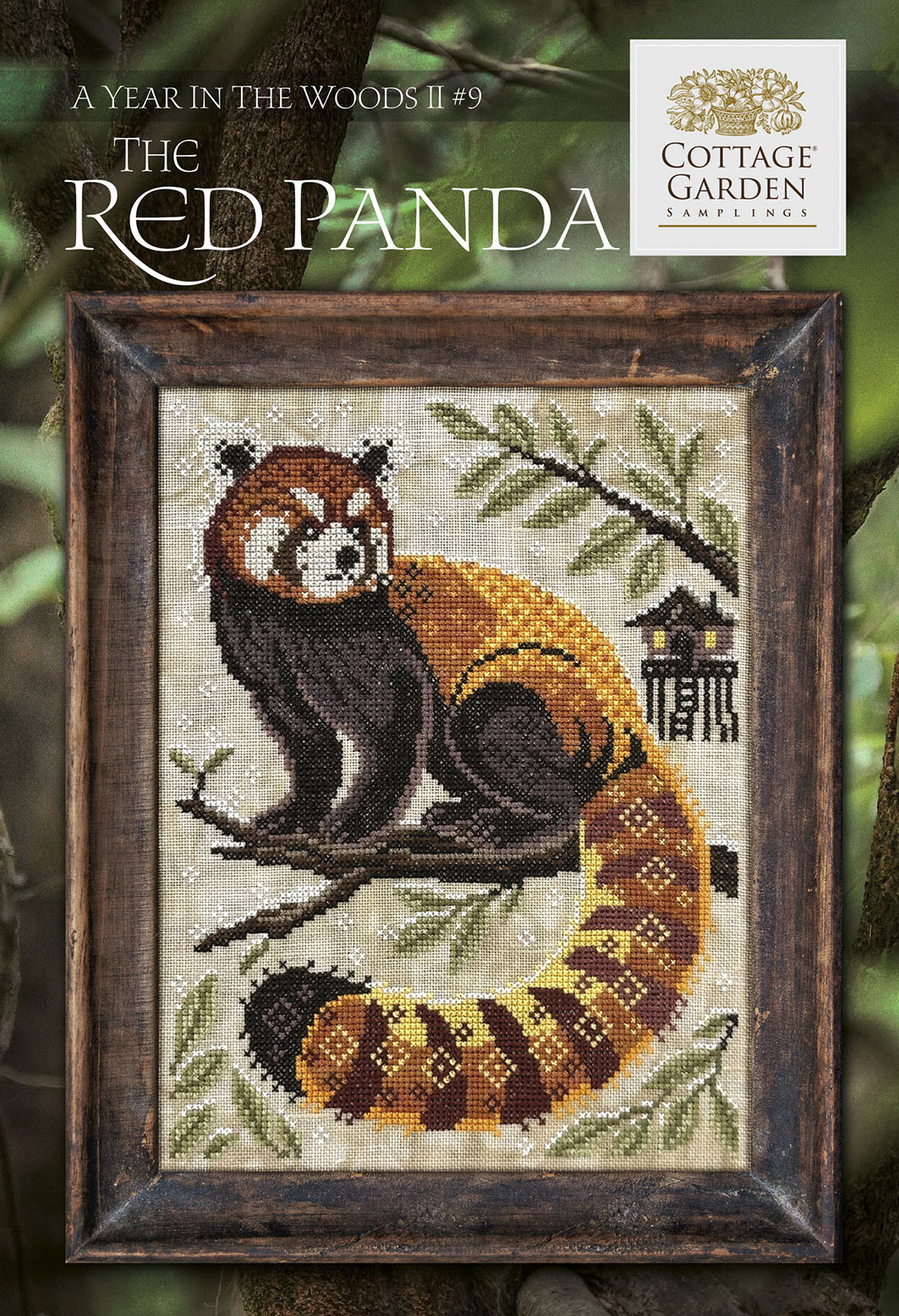  A Year in the Woods ll  - Series 9 -  The Red Panda by Cottage Garden Samplings  Pre order 