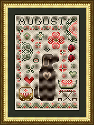 Happiness Is Heartmade -  August Dog