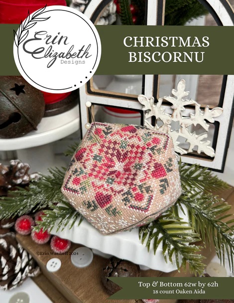 Erin Elizabeth - Christmas Biscornu