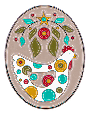 Needle Minder - Henny Penny Enamel by It's Sew Emma 