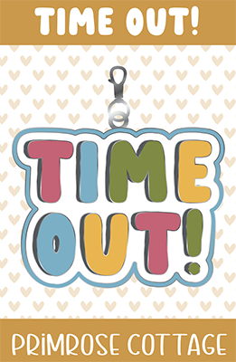 Thread Bling - Time Out Charm  by Primrose Cottage Stitches 