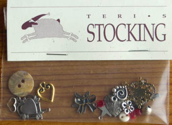 Teri's Stocking  - Charms- by Shepherd's Bush  