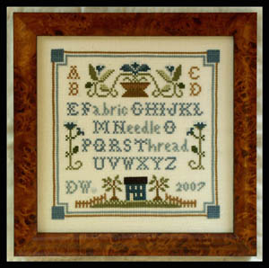 Little House Needlework - Necessities Sampler