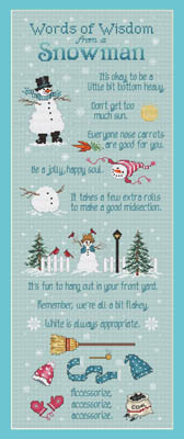 L454 Snowman Wisdom Sue by Hillis Designs 