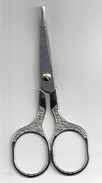 Sew Cool -  Silver Embroidery Sewing Scissors 1 in stock