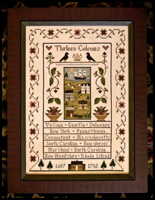 Thirteen Colonies by Little House Needlework 