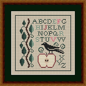 Winter Crow And Apple by Happiness Is Heartmade 