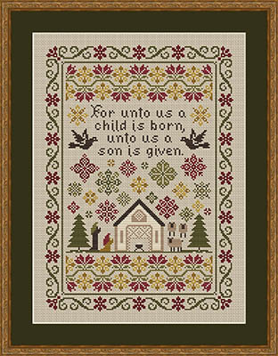 Christmas - For Unto Us A Child Is Born by Happiness Is Heartmade 