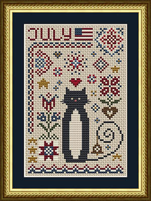 July Cat by Happiness Is Heartmade 