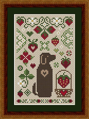 Strawberry Dog by Happiness Is Heartmade