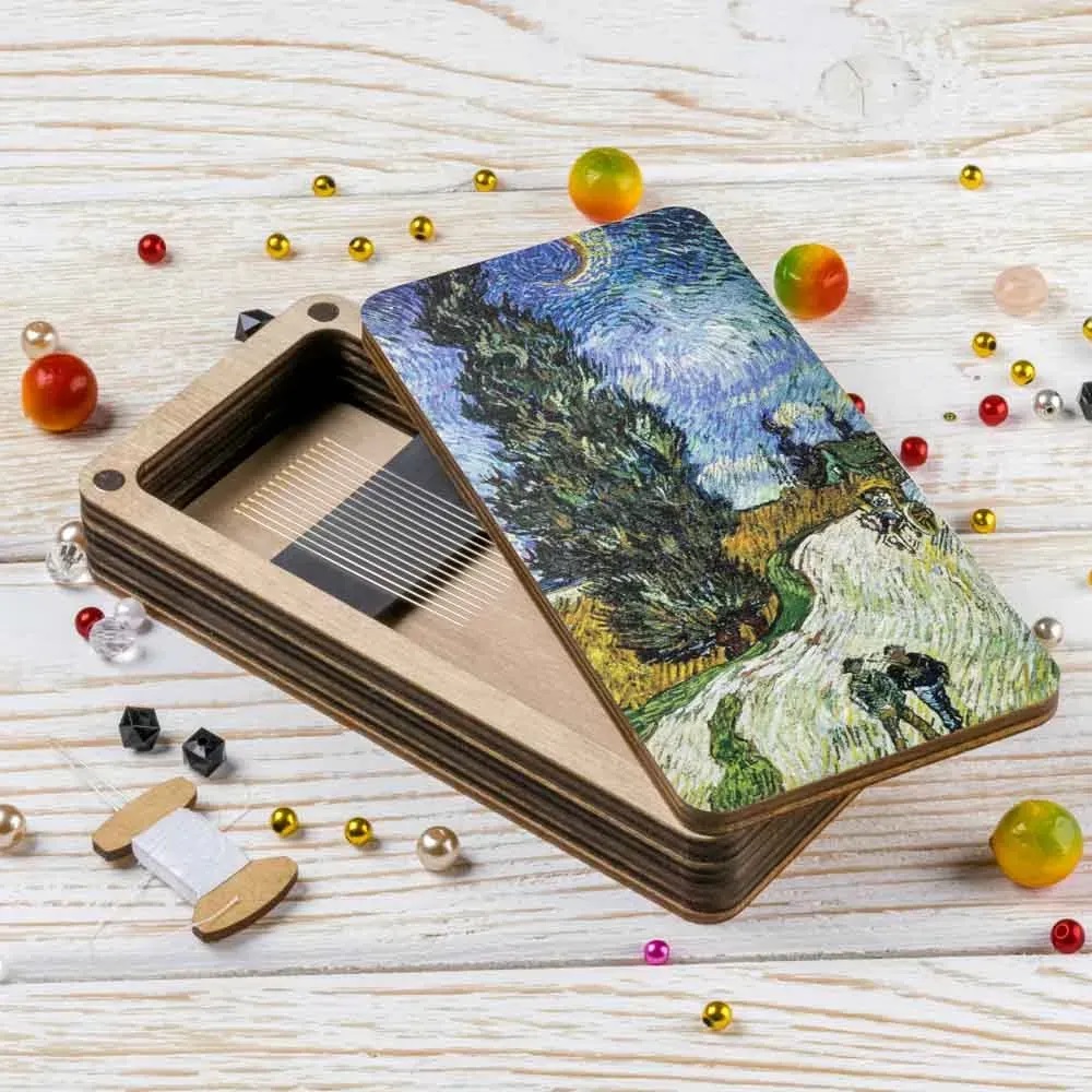 FLZB(N)128 box - 15cm x 7cm x 3cm - Plywood ( Needles not included ) by Wonderland Crafts  