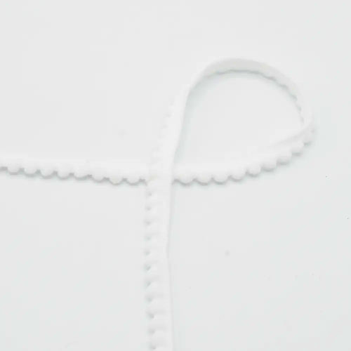 Pom Pom Ribbon - Off White 551 - 4mm - Per Meter by QT