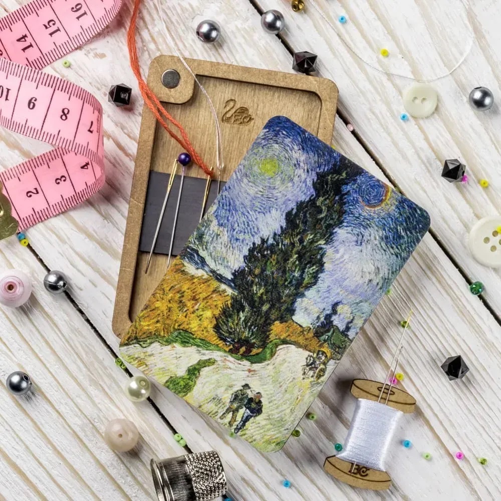 FLZB(N)-080 Needle Case - 6cm x 9cm - Plywood (Needle not included )  by Wonderland Crafts 