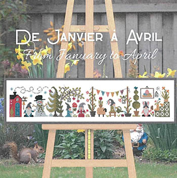 Les Gnomes Fil De L'An Partie1 by Jardin Prive' - RRP £10.00