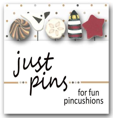 Block Party - Stitching by the Sea - JP127  - Just Pins –Seaside by Just Another Button Company