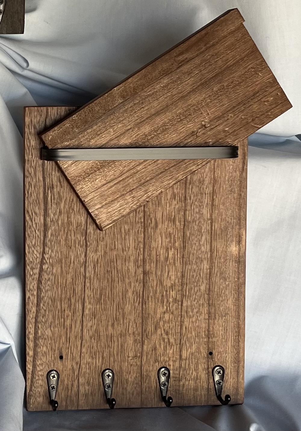 Brown Wall Mounted Key Hooks 