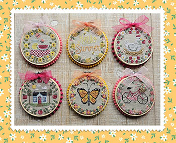 Summer Mini Rounds by Waxing Moon Designs - RRP £12.00